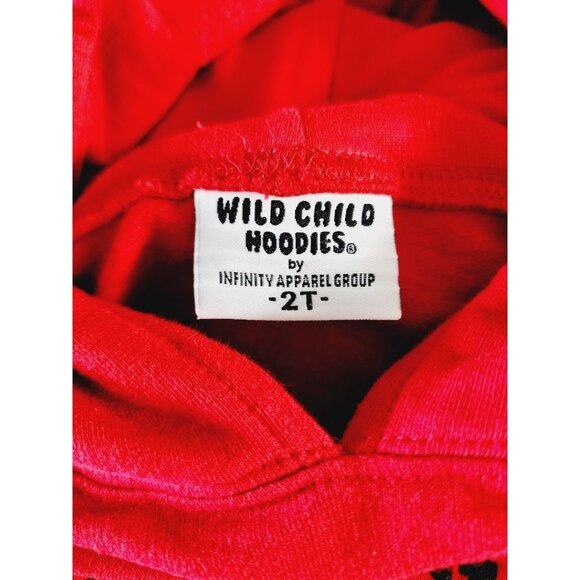 Red Lobster Nantasket Beach Embroidered Toddler Hooded Sweatshirt by Wild Child - Picture 6 of 10